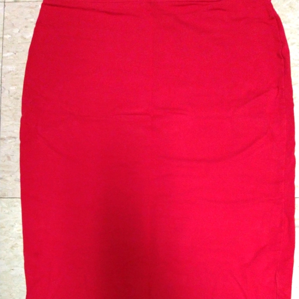 4/$25 Red Midi Skirt